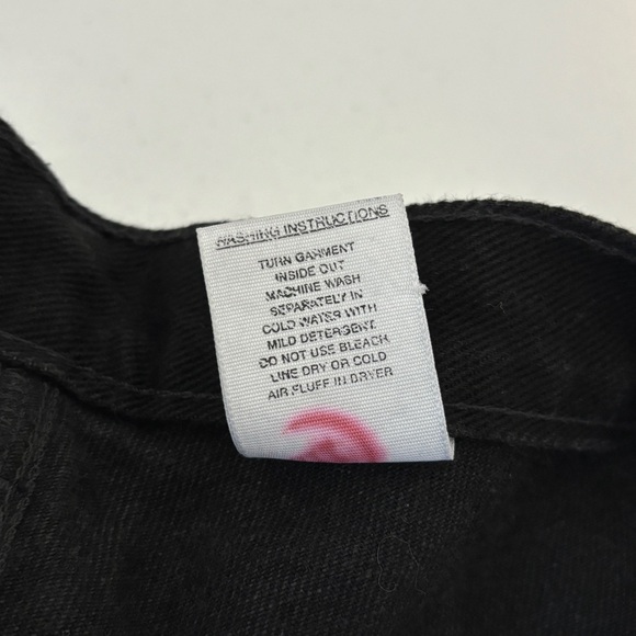 NWT Vintage Rockies Rocky Mountain Clothing High Waisted Black Bare Back Jeans - Picture 8 of 8